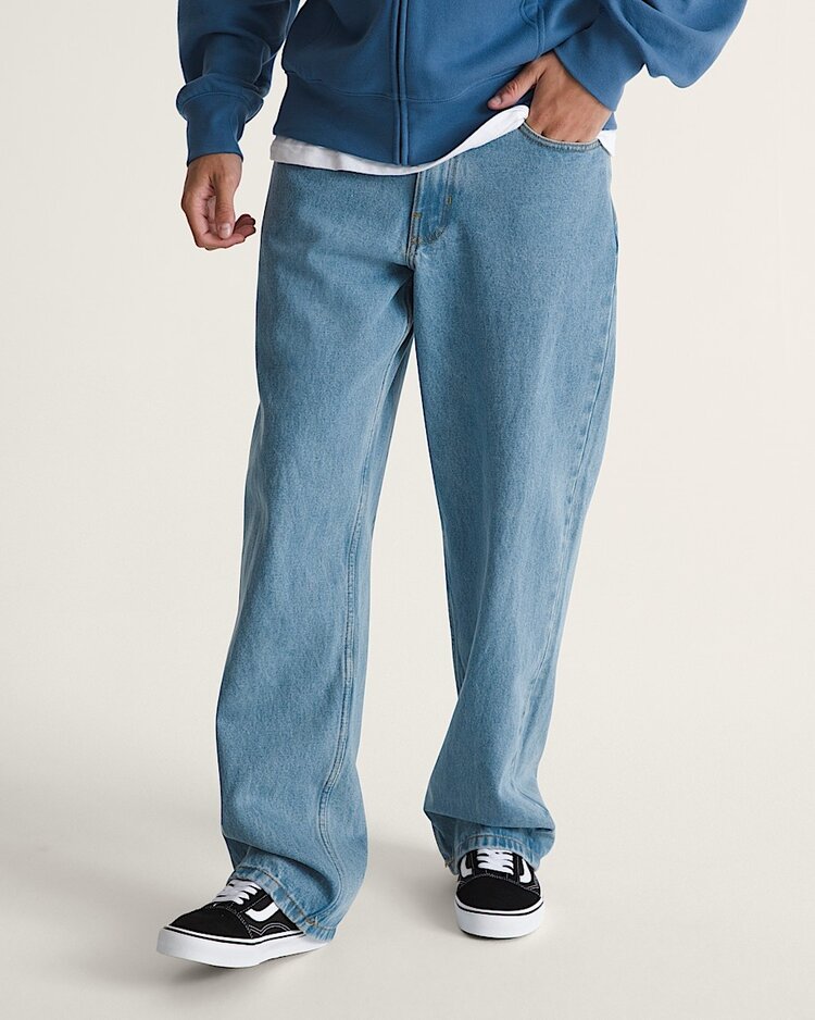 Vans Lx Check-5 Loose Denim Pants | Stonewash Blue