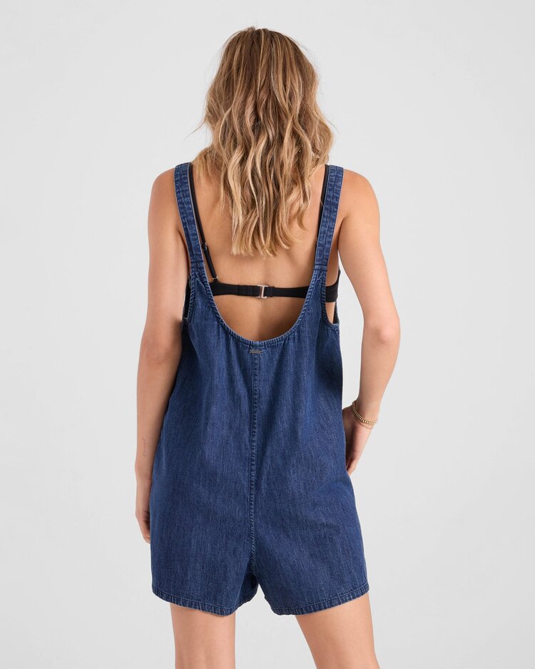 Volcom Volcom Lived In Romper | Deja Blue