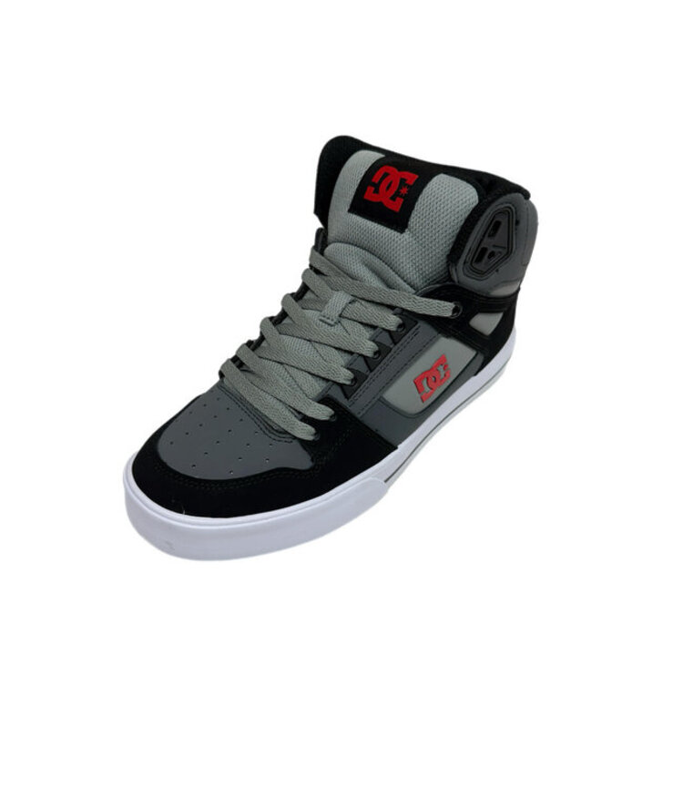 DC Pure High Top Wrap Cup | Grey/Black/Red