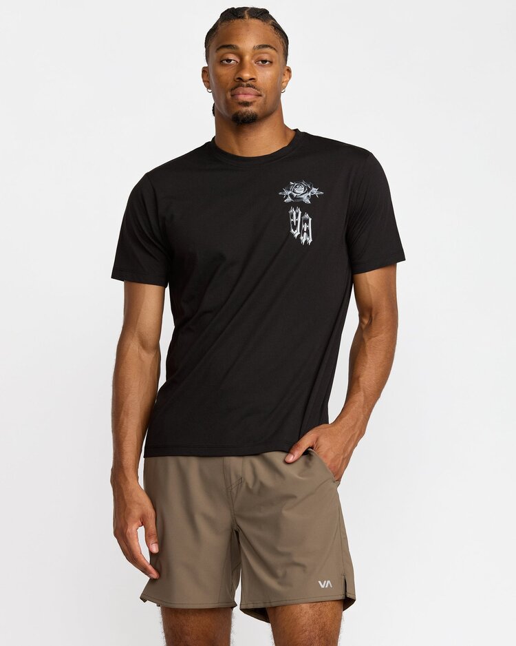 RVCA RVCA Benj Tiger Eyes Ss | Black