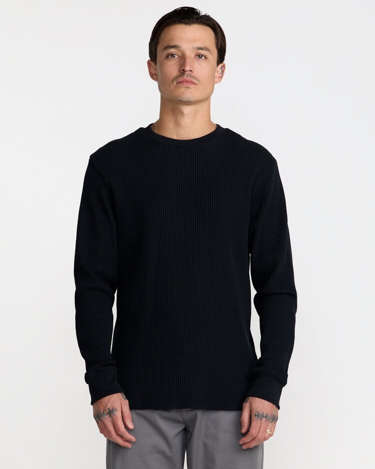 RVCA RVCA Dayshift Thermal L/S | Black