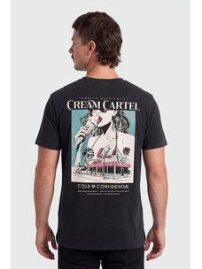 TEAMLTD Cream Cartel Tee | Washed Black
