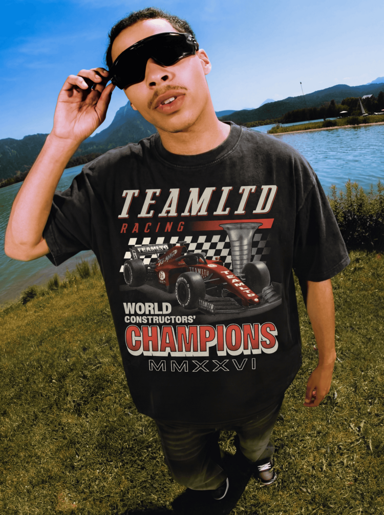 TEAMLTD Champions Tee | Vintage Black