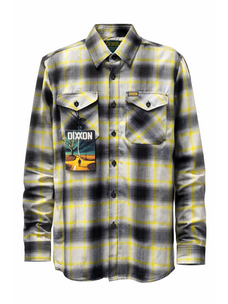 Dixxon Crossroads Flannel | Black/Yellow