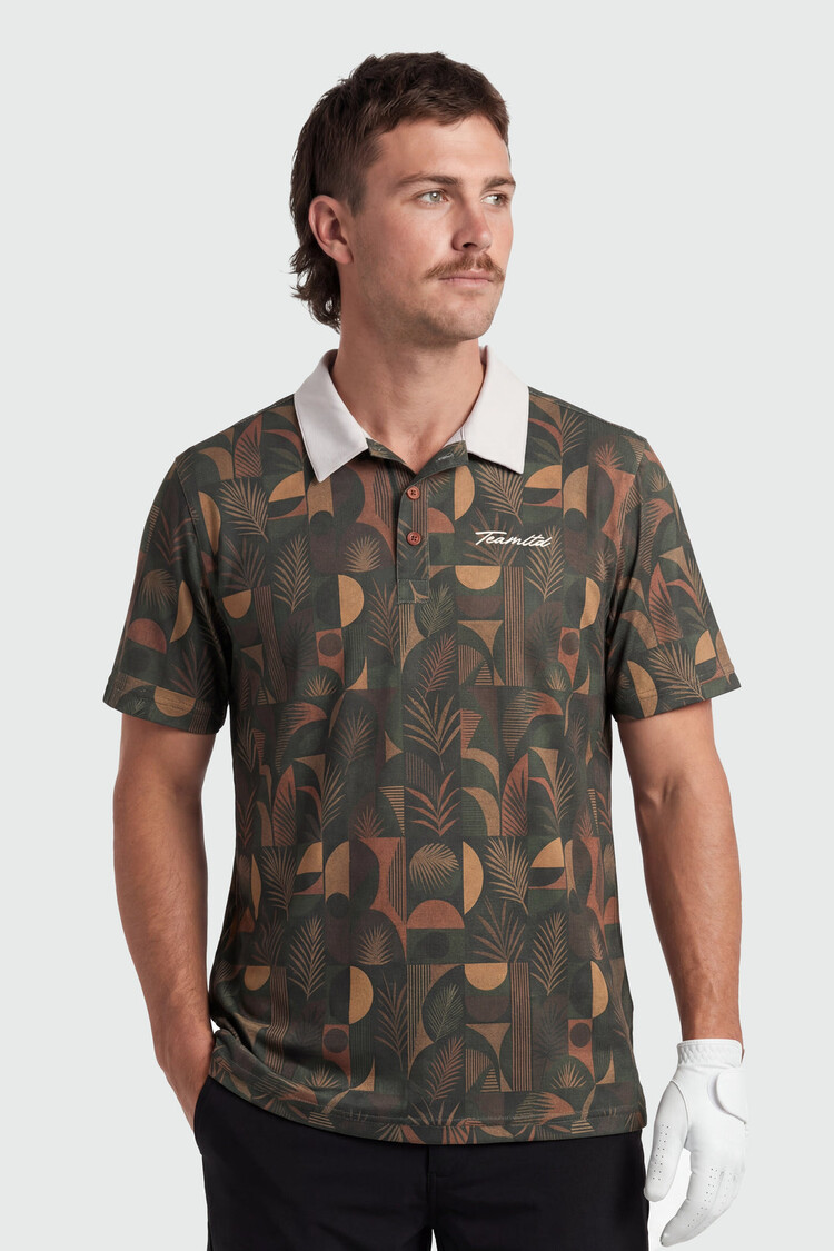 TEAMLTD Par-Tee Polo | Jungle Noir