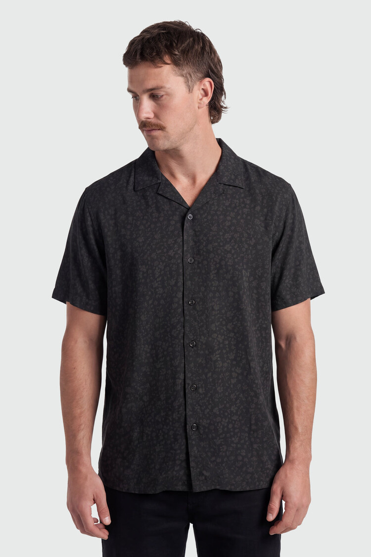 TEAMLTD Vice Button Up | Dark Mini Floral