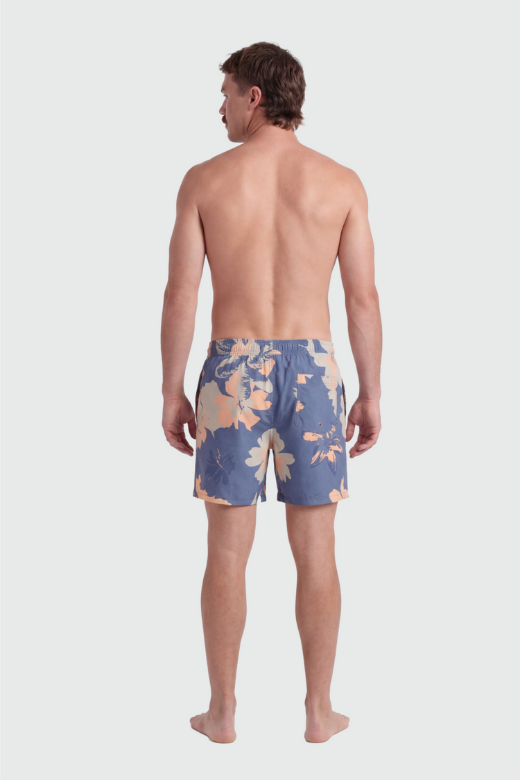 TEAMLTD Swim Short | Blue Hibiscus