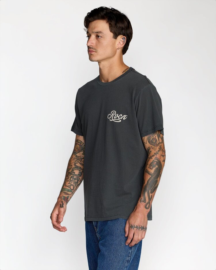 RVCA Emscript S/S | Pirate Black