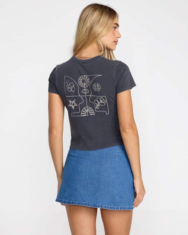 RVCA Reform Skirt | Crystal Blue