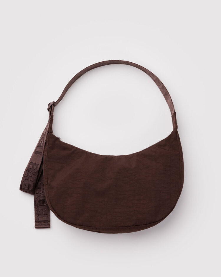 Baggu Baggu Medium Nylon Crescent Bag | Coffee