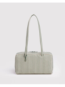 Baggu Baggu Nylon Bowler Bag | Sage Stripe