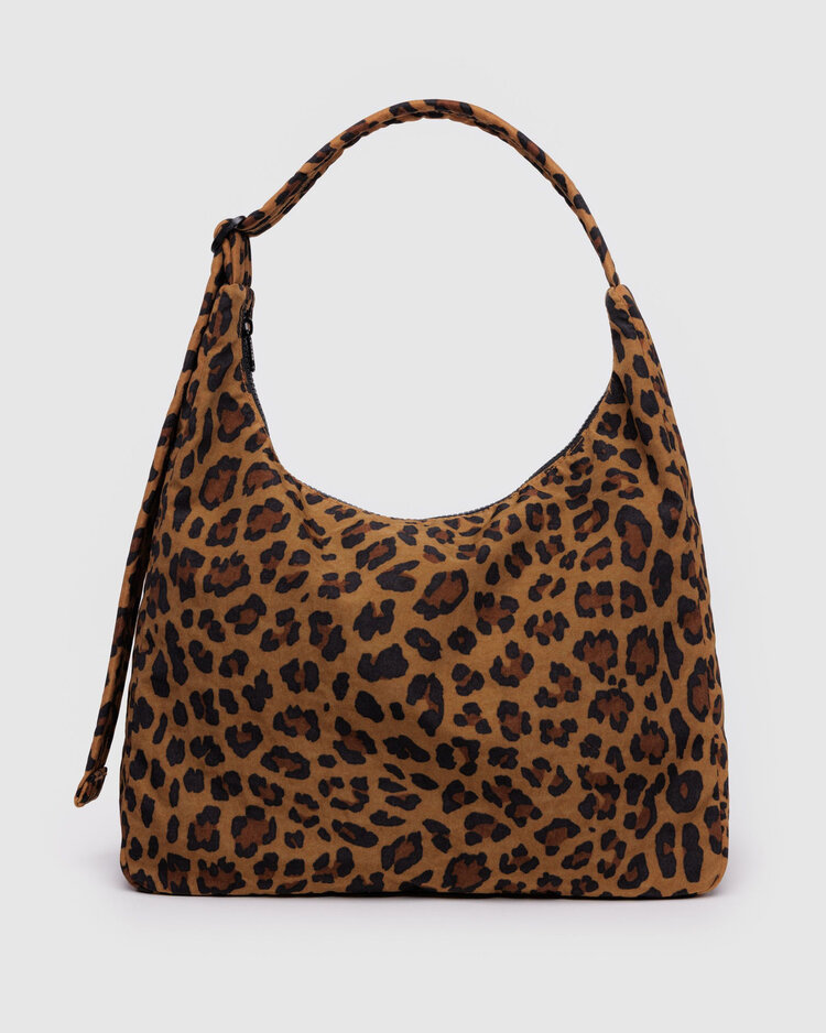 Baggu Nylon Shoulder Bag | Leopard