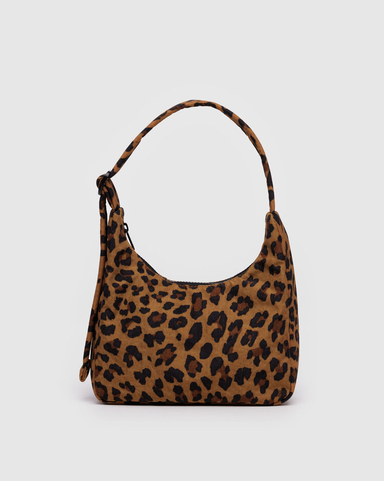 Baggu Baggu Mini Nylon Shoulder Bag | Leopard