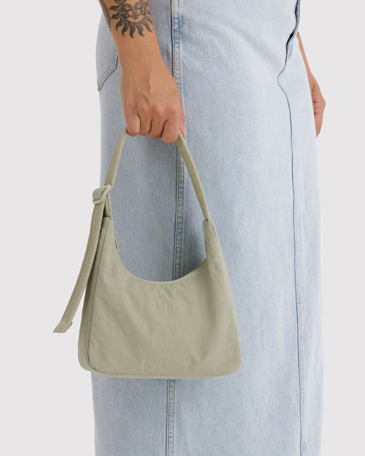 Baggu Baggu Mini Nylon Shoulder Bag | Celadon