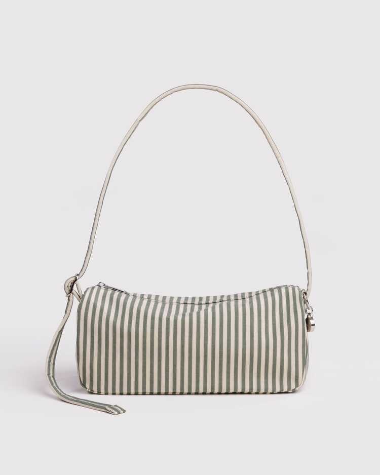 Baggu Baggu Nylon Loaf Bag | Sage Stripe
