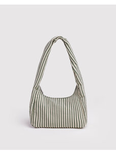 Baggu Baggu Small Nylon Meringue Bag | Sage Stripe