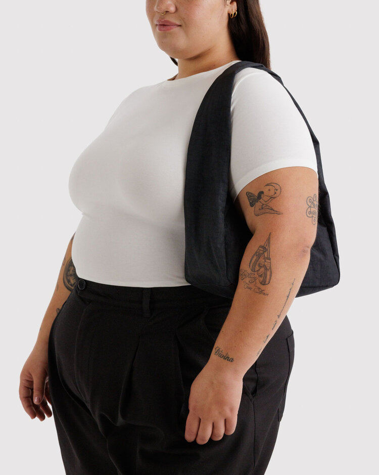 Baggu Baggu Small Nylon Meringue Bag | Black