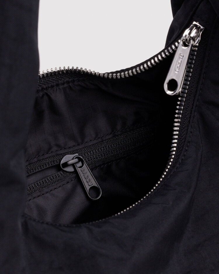 Baggu Baggu Small Nylon Meringue Bag | Black