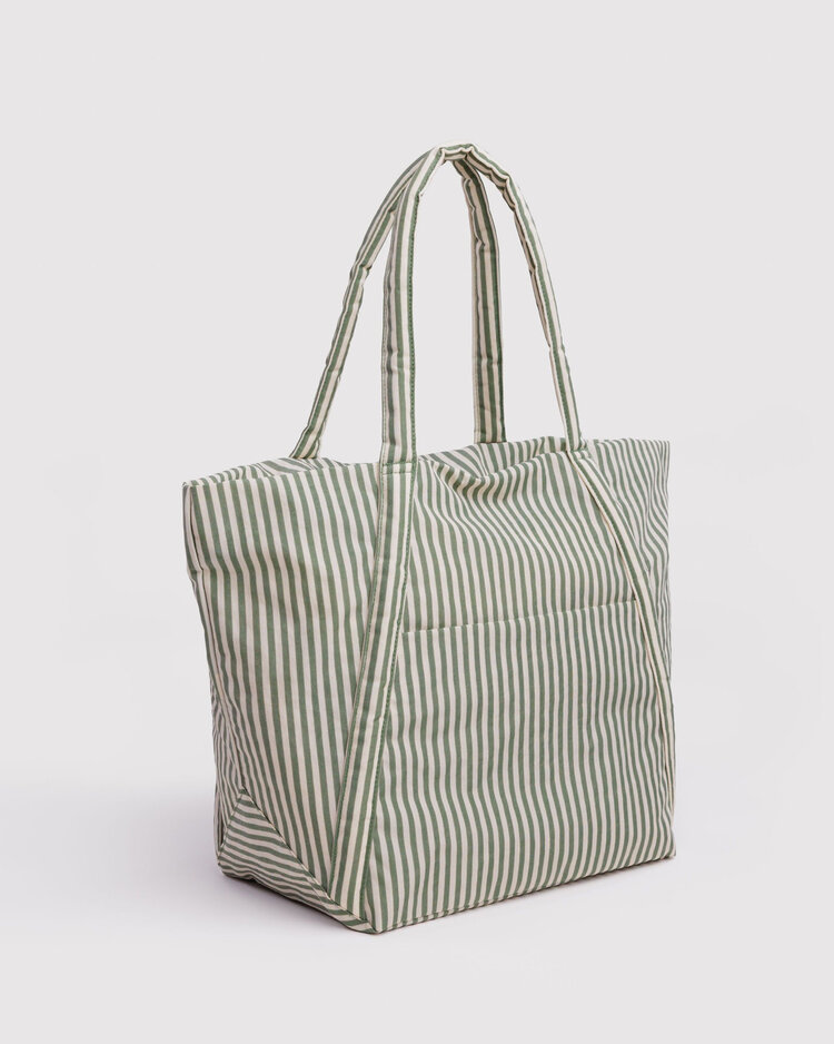 Baggu Baggu Cloud Bag | Sage Stripe