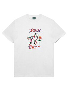 Pass~Port Poodle Organic Tee | White