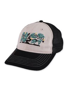 Pass~Port Orchard Leagues Trucker | Black/OffWhite