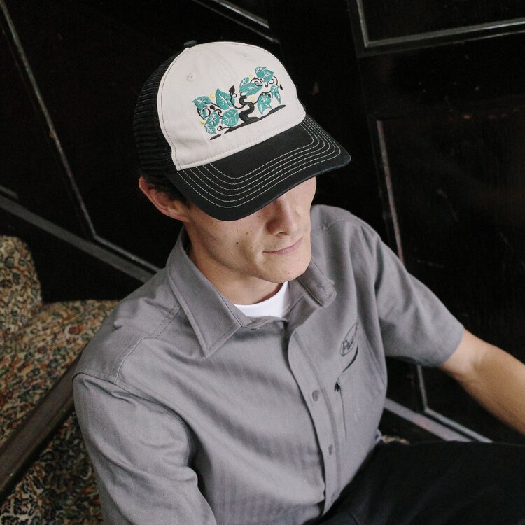 Pass~Port Orchard Leagues Trucker | Black/OffWhite
