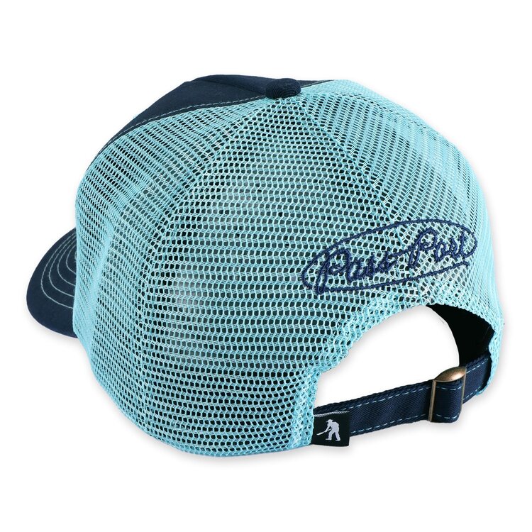 Pass~Port Pass~Port Over It Packers Trucker | Navy