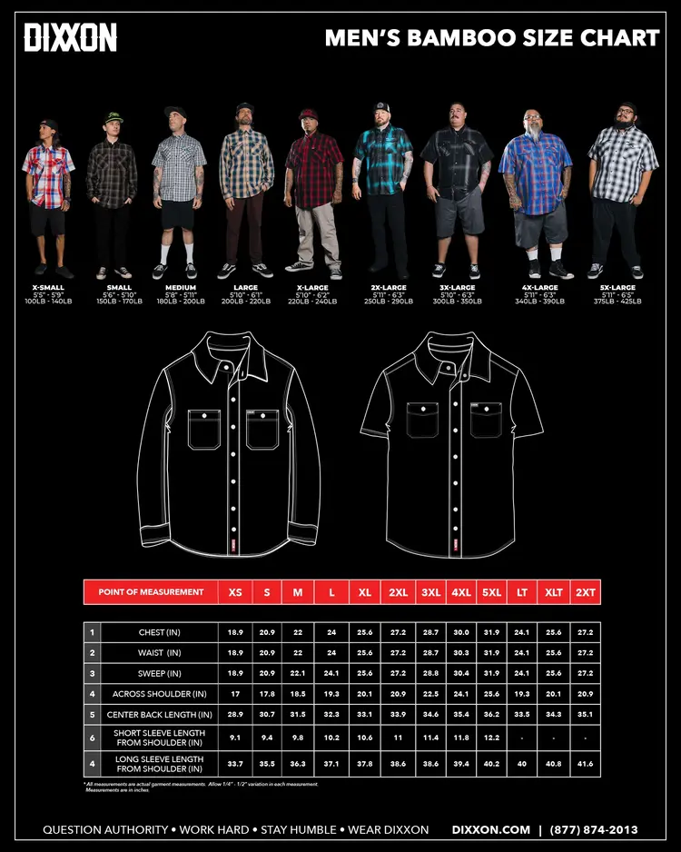 Dixxon Dixxon The Cult Bamboo Shirt
