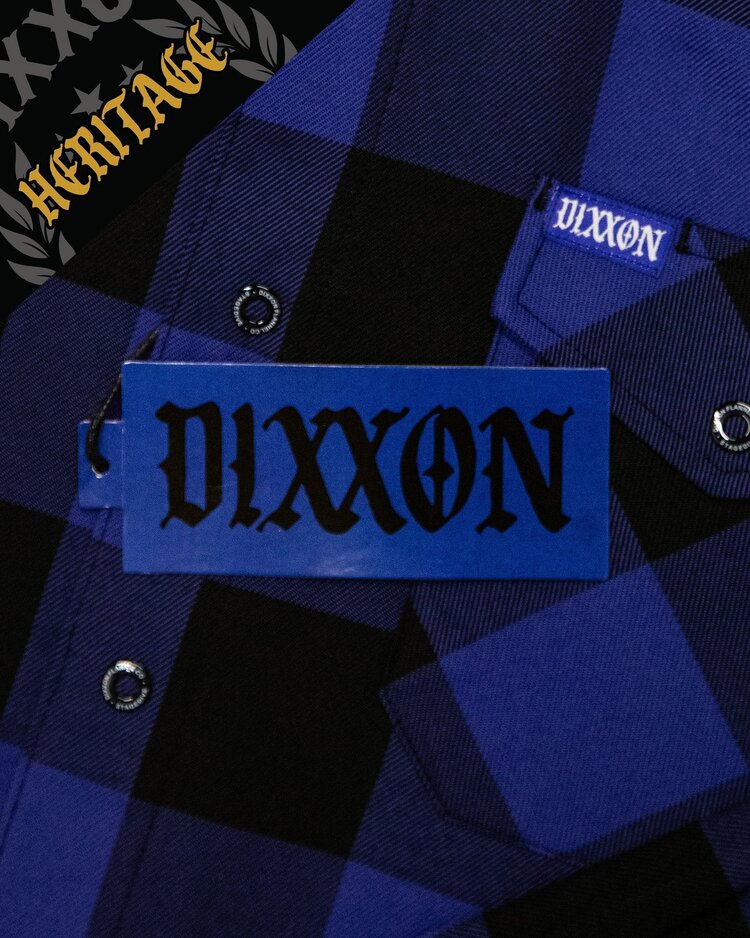Dixxon Stagedive Heritage Flannel | Blue / Black