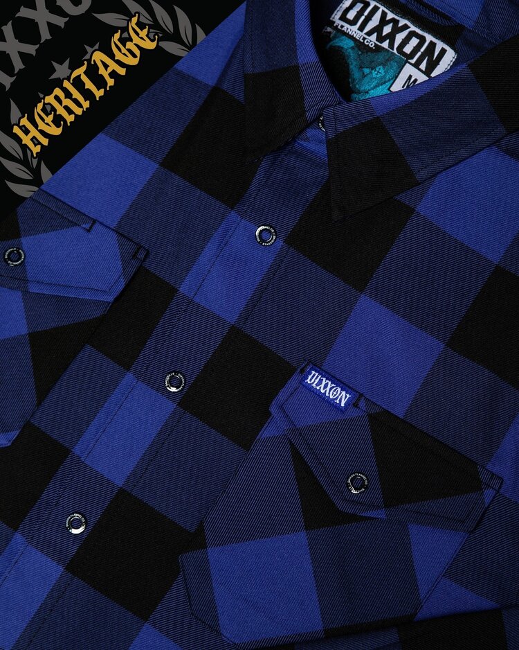 Dixxon Stagedive Heritage Flannel | Blue / Black