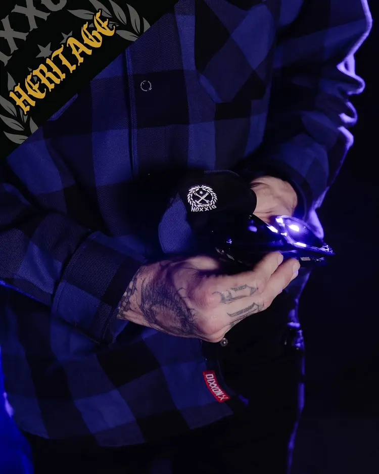 Dixxon Stagedive Heritage Flannel | Blue / Black