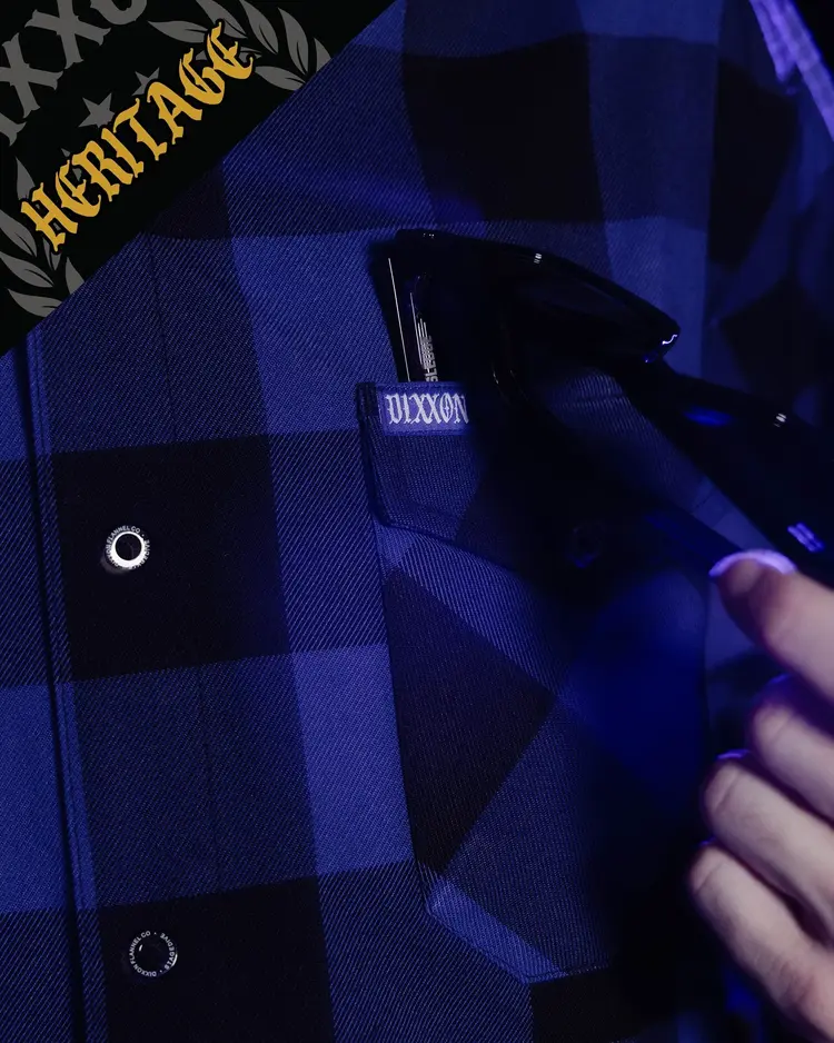 Dixxon Stagedive Heritage Flannel | Blue / Black