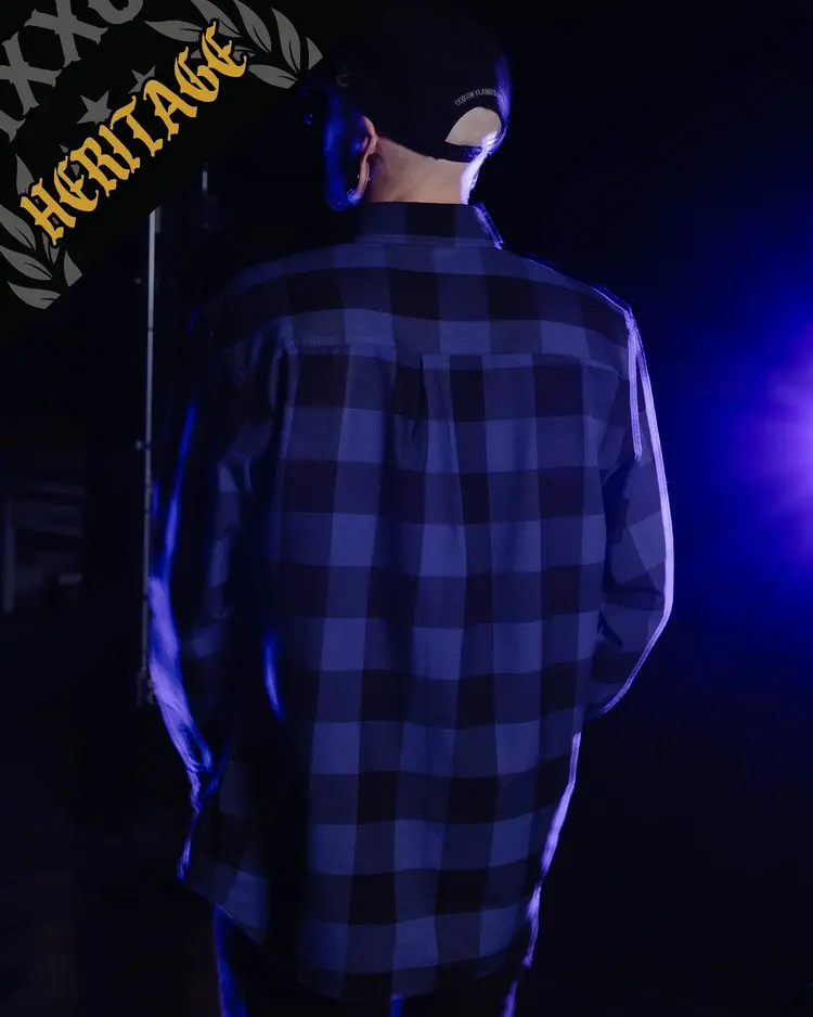 Dixxon Stagedive Heritage Flannel | Blue / Black