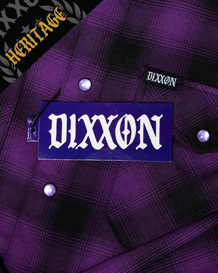 Dixxon Royalty Women's Heritage Flannel | Purple / Black