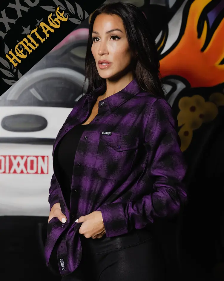Dixxon Royalty Women's Heritage Flannel | Purple / Black