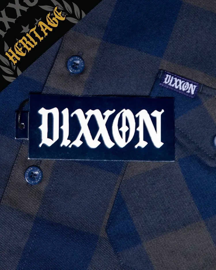 Dixxon 0 Dark 30 Heritage Flannel | Blue / Grey