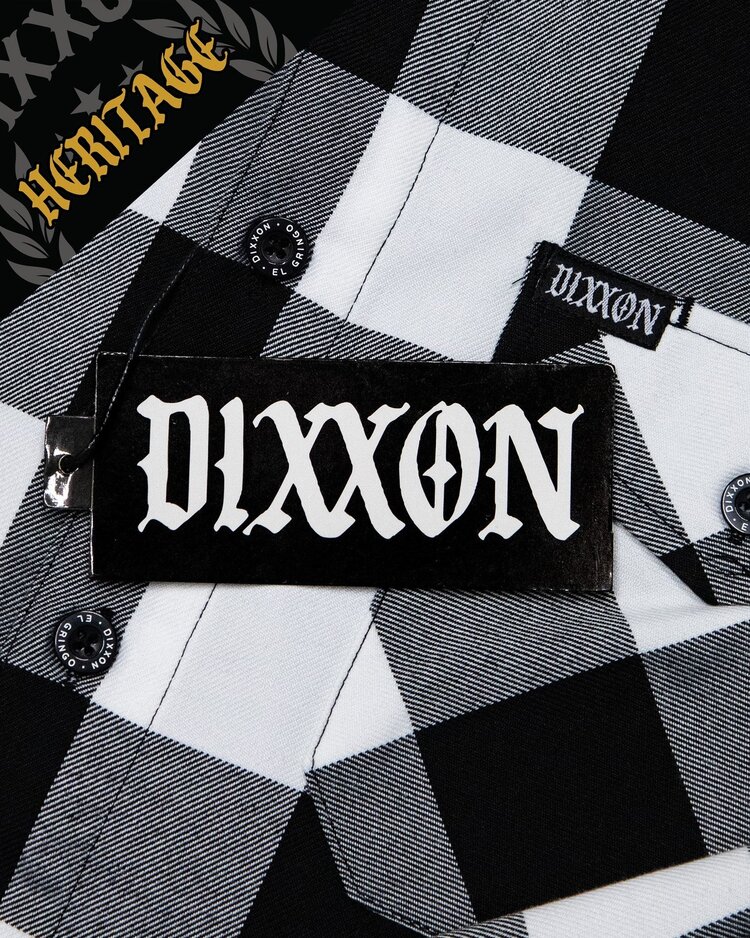 Dixxon Gringo Women's Heritage Flannel | Black / White