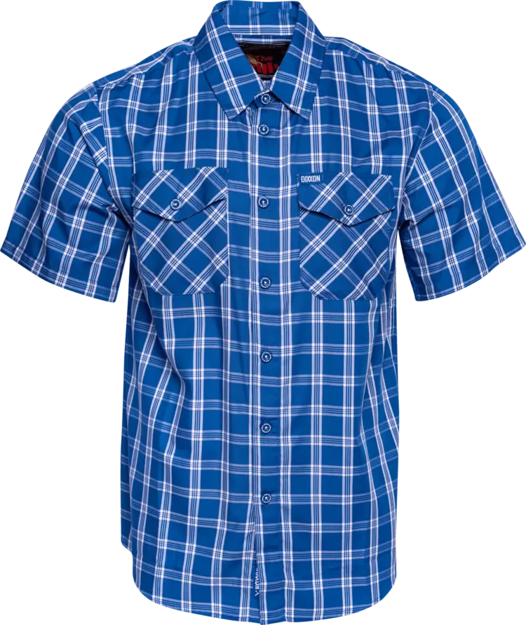 Dixxon The Billy Short Sleeve Bamboo | Blue / White