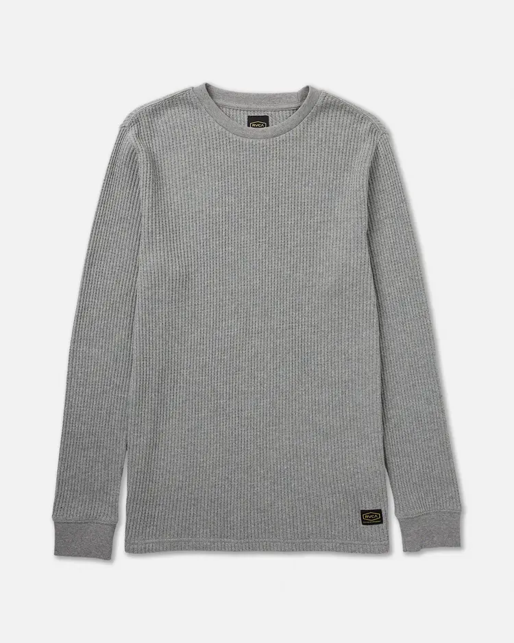 RVCA Dayshift Thermal Long Sleeve | Grey Heather