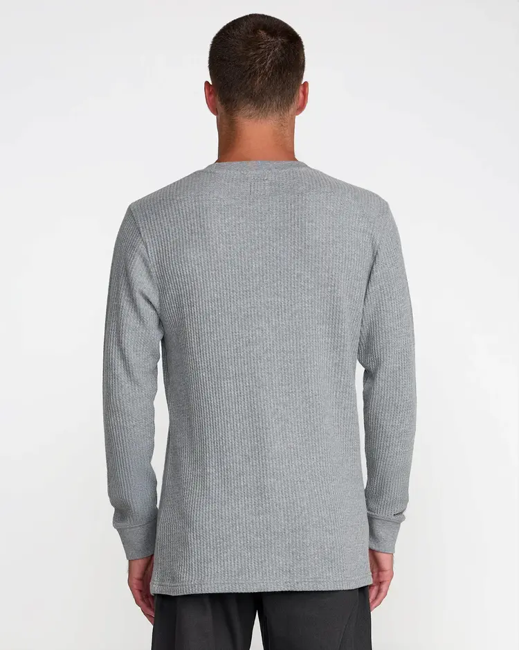 RVCA Dayshift Thermal Long Sleeve | Grey Heather