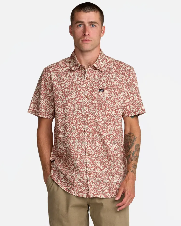 RVCA Botanical Short Sleeve | Rawhide