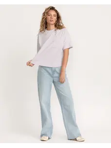RVCA Kinney Tee Pocket Pigment Tea Cloth  | Fog