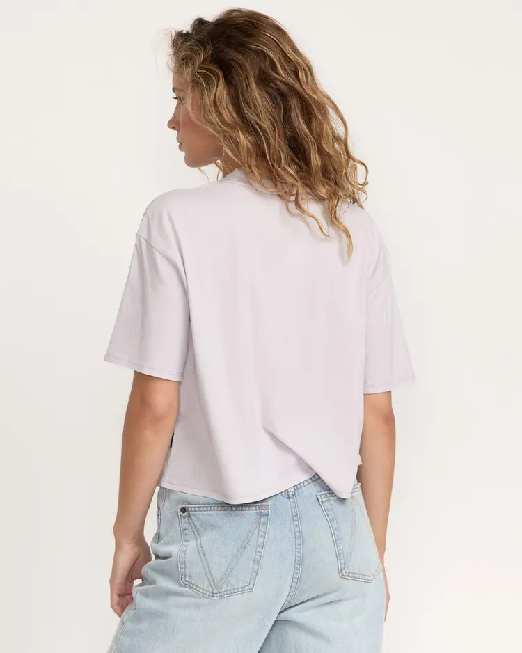 RVCA Kinney Tee Pocket Pigment Tea Cloth  | Fog