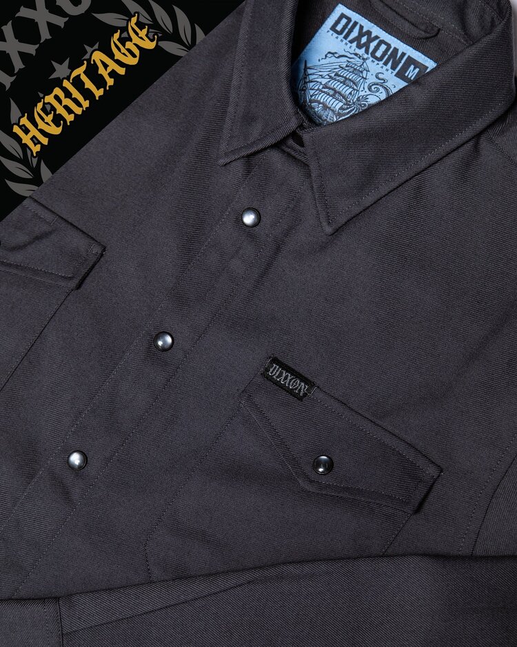 Dixxon Kraken Heritage Flannel | Grey