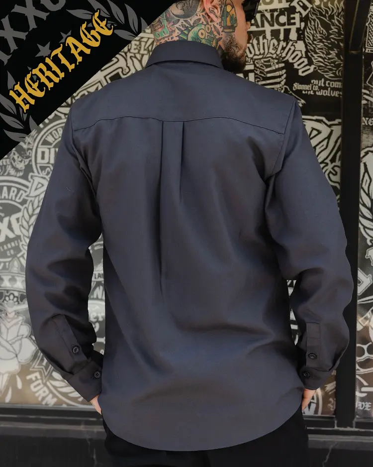 Dixxon Kraken Heritage Flannel | Grey