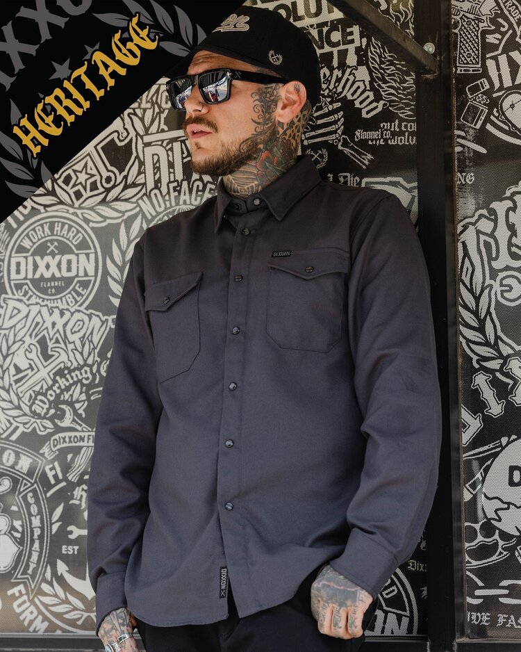 Dixxon Kraken Heritage Flannel | Grey