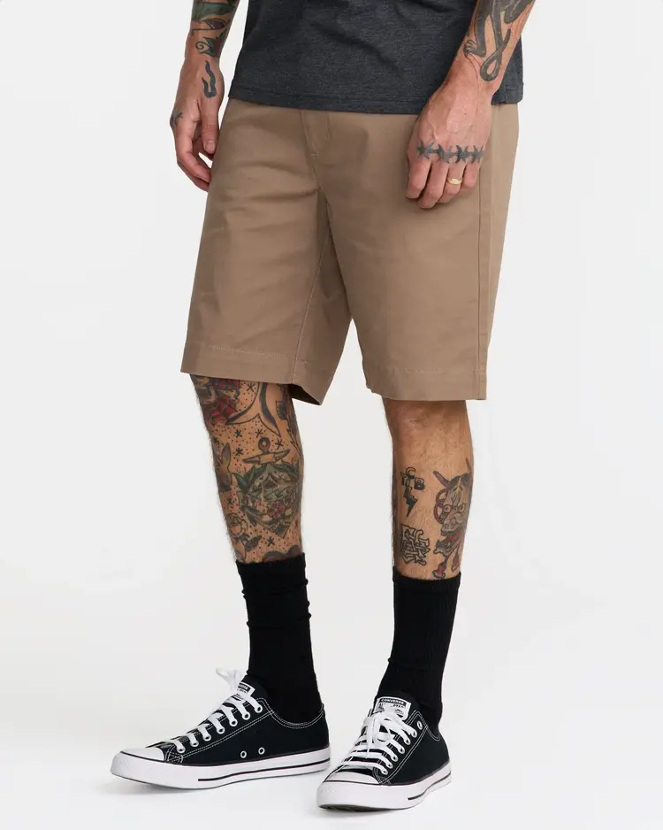 RVCA Weekend Stretch Short 20 | Dark Khaki
