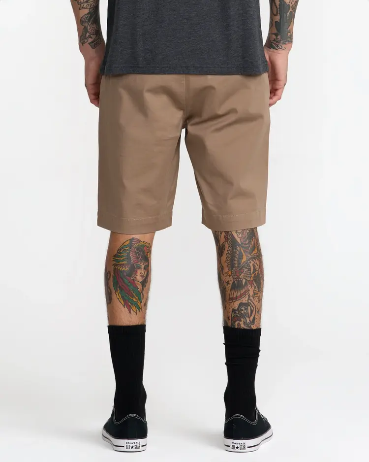 RVCA Weekend Stretch Short 20 | Dark Khaki