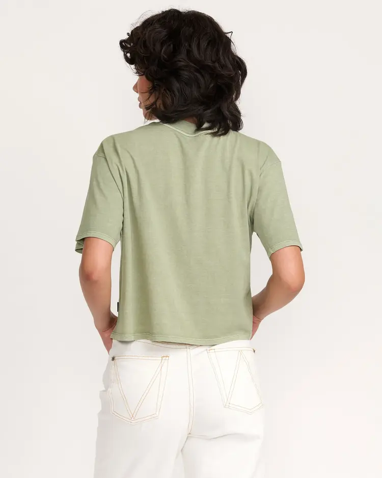 RVCA RVCA Kinney Tee Pocket Pigment Tea Cloth | Green Tea