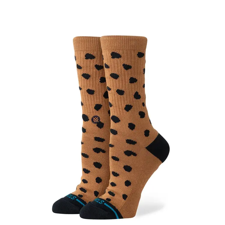 Stance Women's Leopard Crew | Brown